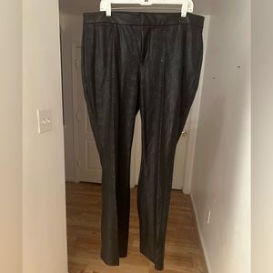 NYDJ size 16 snake print Black Dress Pants